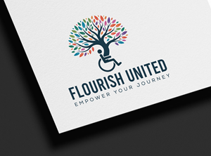 Logo Design by D -lara seen for Flourish United PTY LTD | Design: #35861423