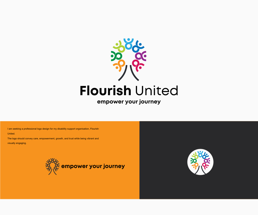 Logo Design by gray mind for Flourish United PTY LTD | Design #35880875