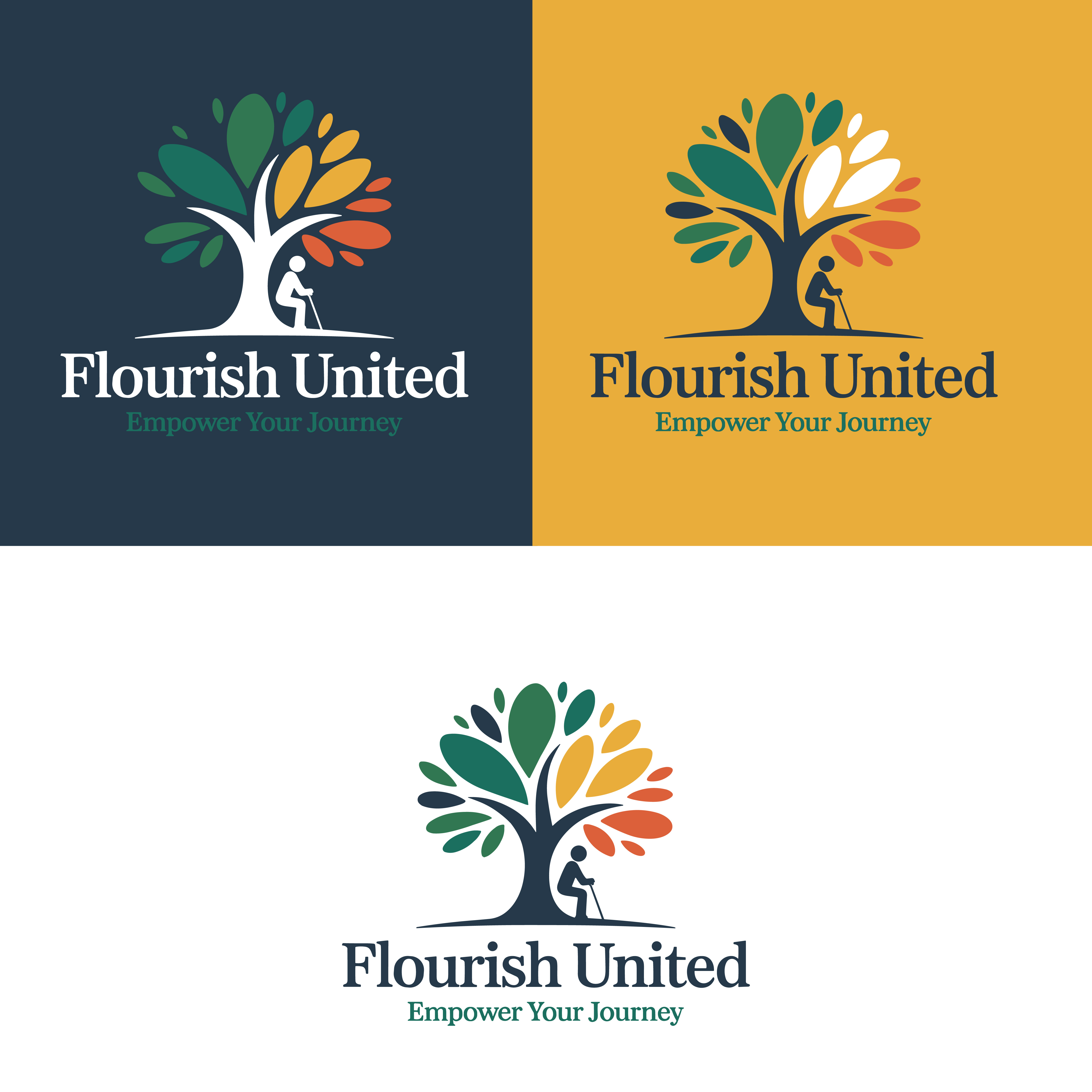 Logo Design by Design Reflector for Flourish United PTY LTD | Design #35887339