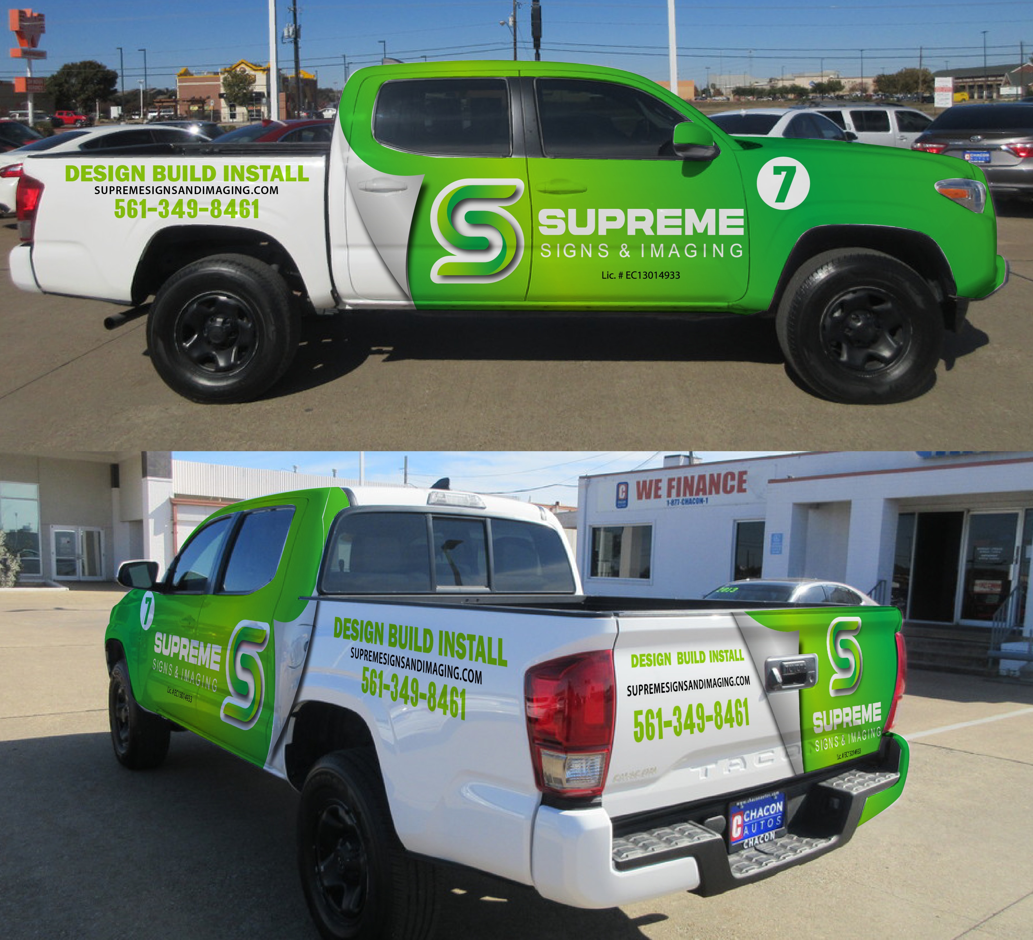 Diseño de Rotulación de Vehículo por Kira Graphics para Supreme Signs and Imaging Inc. | Diseño #35886684