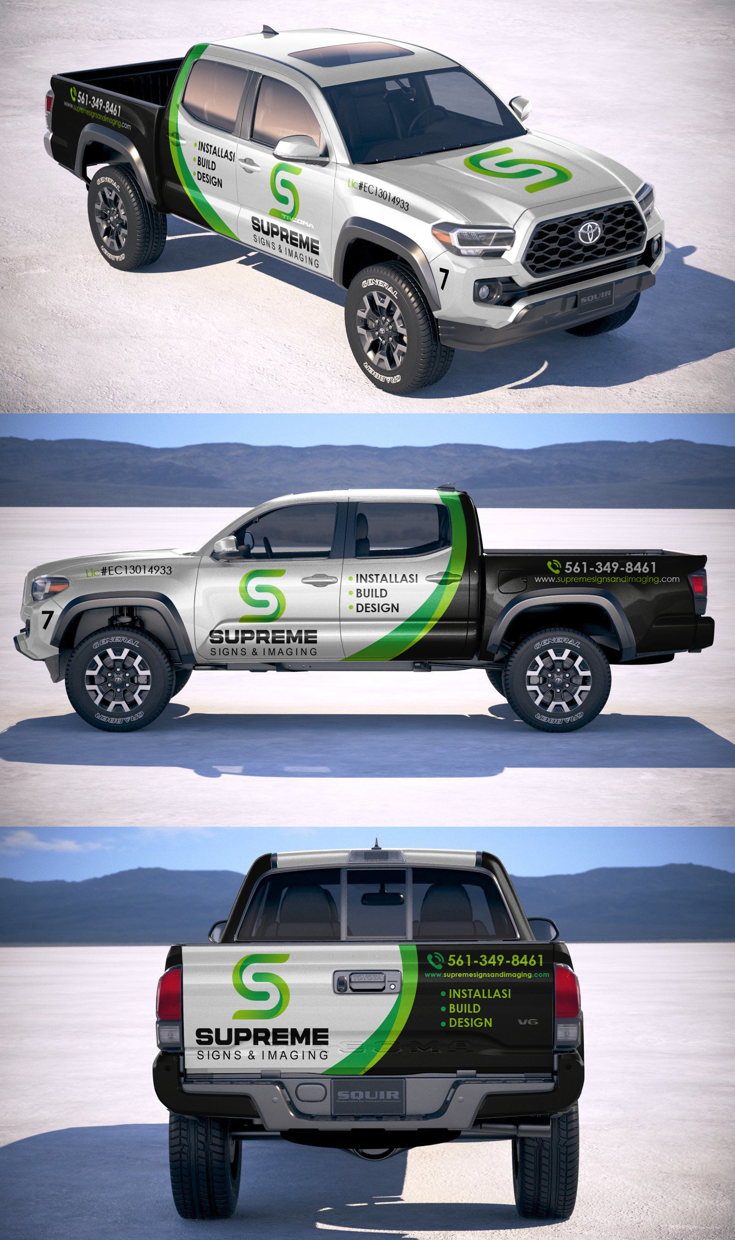 Car Wrap Design by AZ_Studio for Supreme Signs and Imaging Inc. | Design #35878161