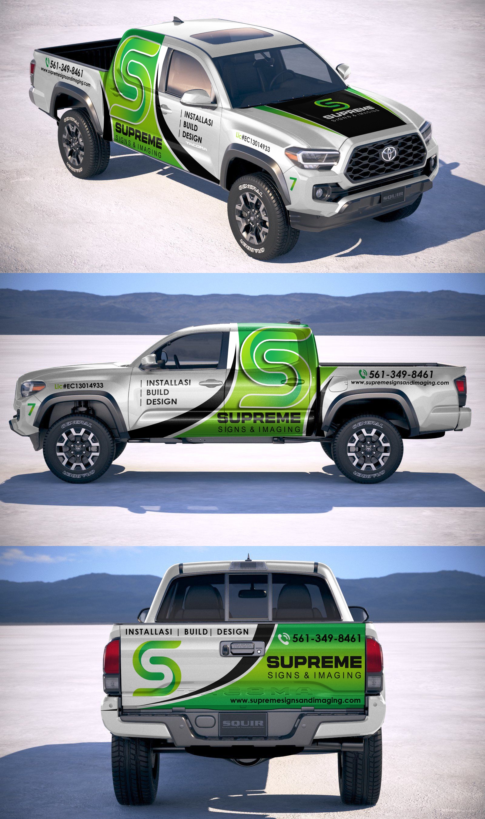 Car Wrap Design by AZ_Studio for Supreme Signs and Imaging Inc. | Design #35880141