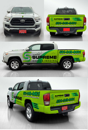 Car Wrap Design by Fine Graphics House for Supreme Signs and Imaging Inc. | Design: #35880207
