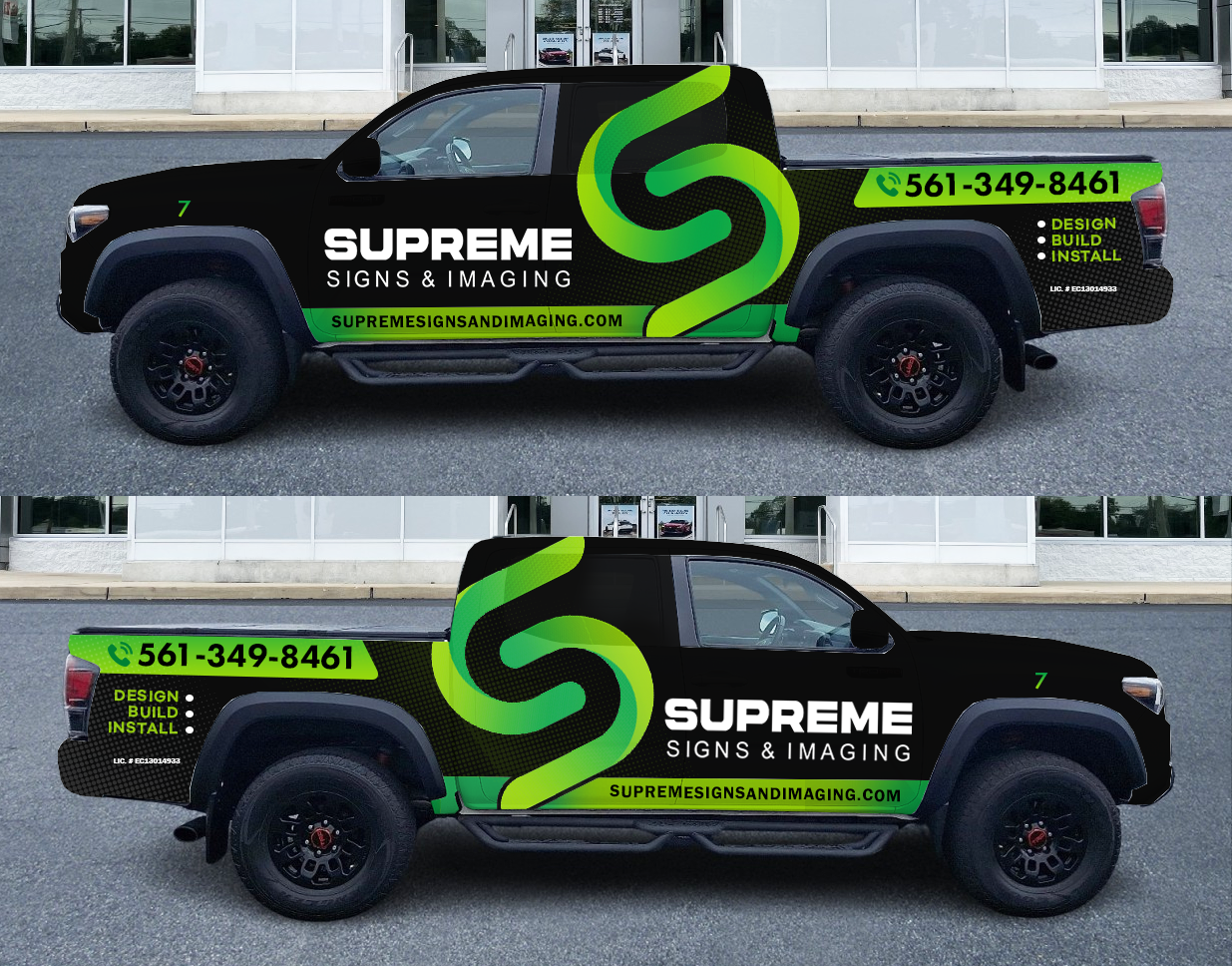 Car Wrap Design by typefdesign for Supreme Signs and Imaging Inc. | Design #35890330