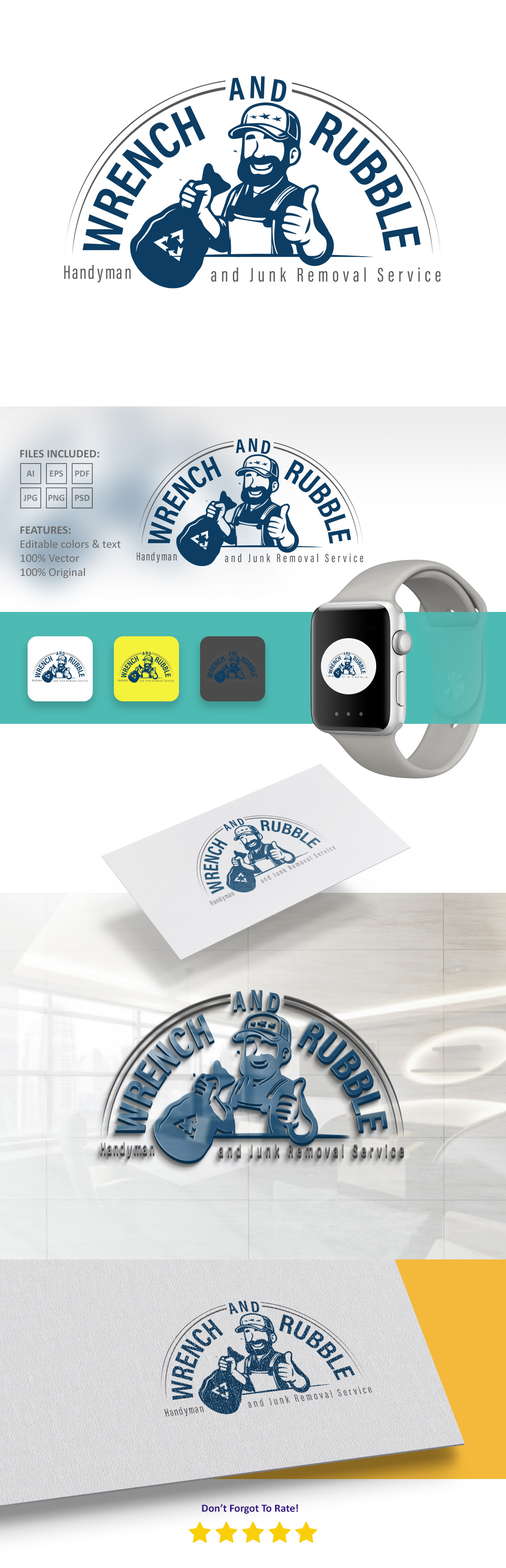 Design de Logo par VectorForge pour Wrench and Rubble | Design #35858711