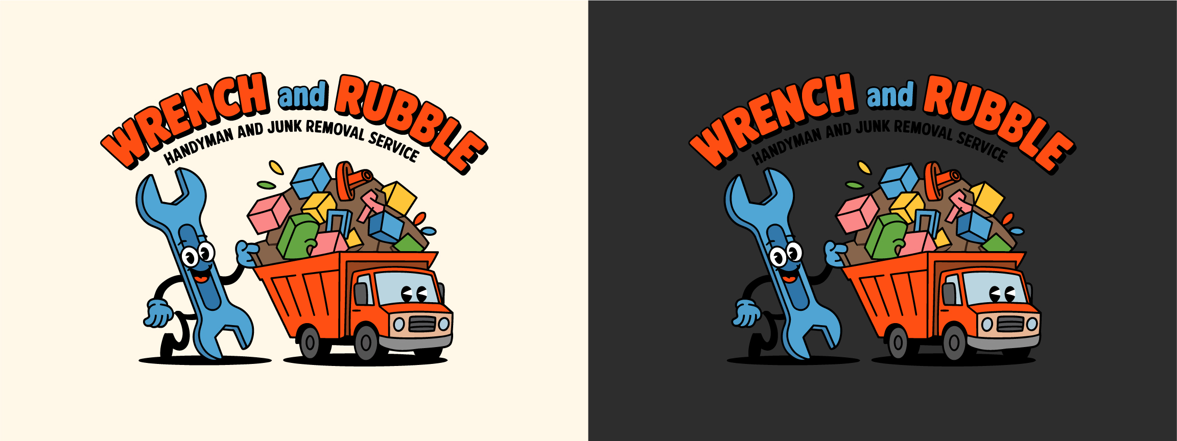 Logo Design by Christian Cruz for Wrench and Rubble | Design #35857865