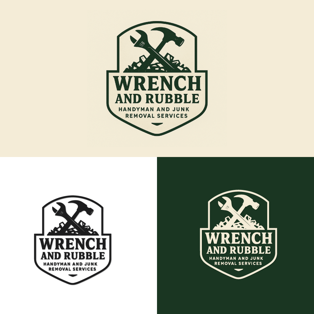 Logo Design by hajera for Wrench and Rubble | Design #35861941