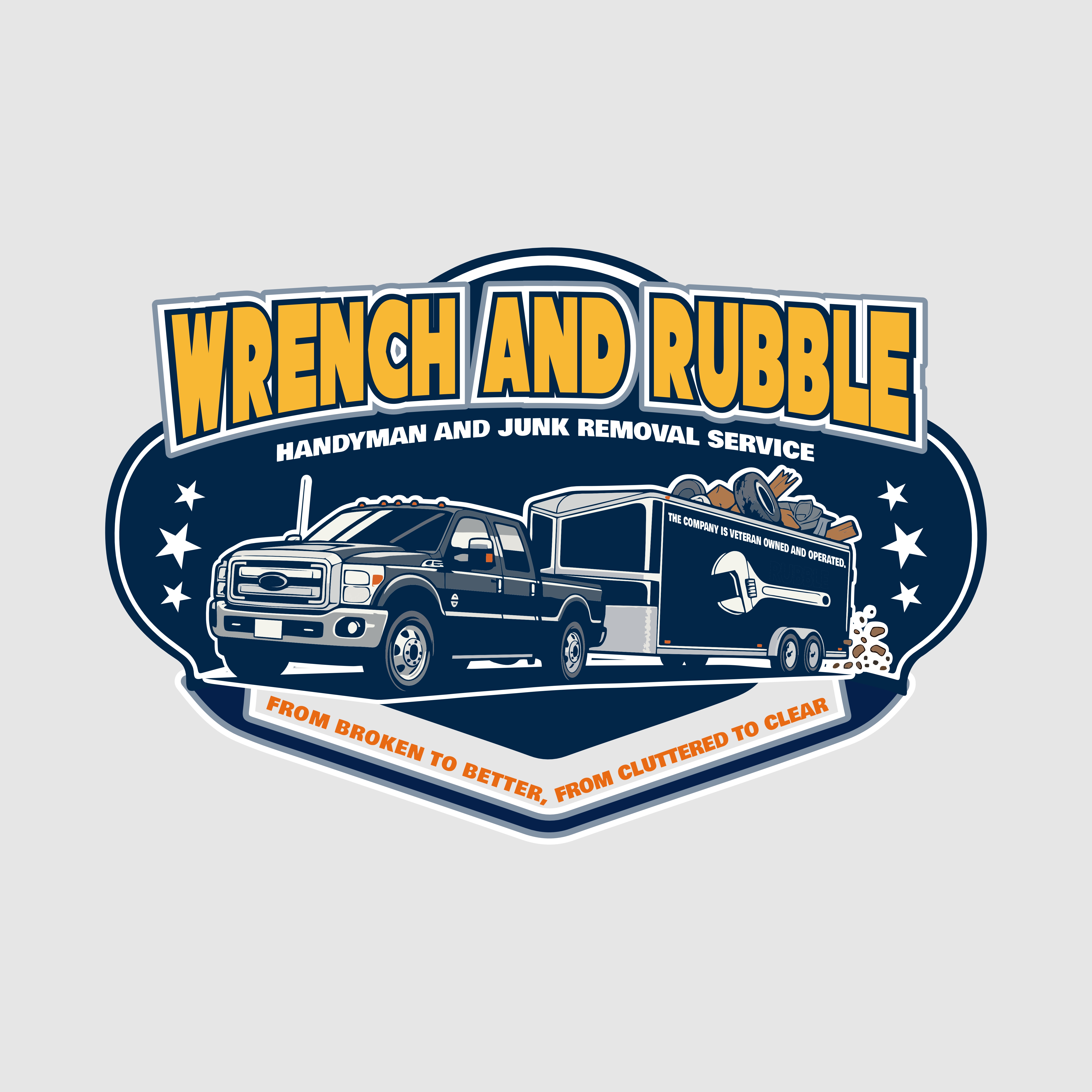 Logo Design by J' Design for Wrench and Rubble | Design #35856939