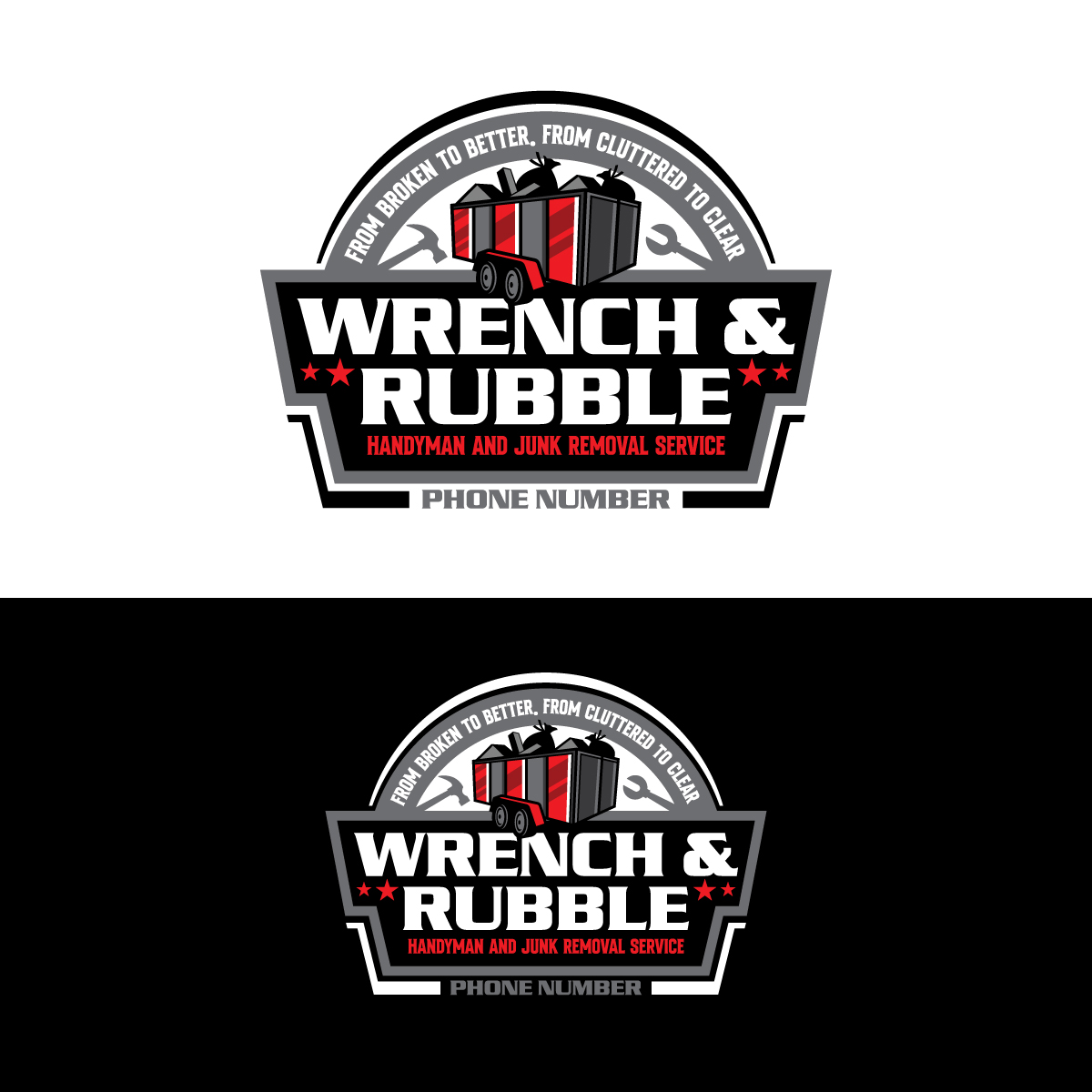 Diseño de Logo por riya.mitra07j para Wrench and Rubble | Diseño #35858312