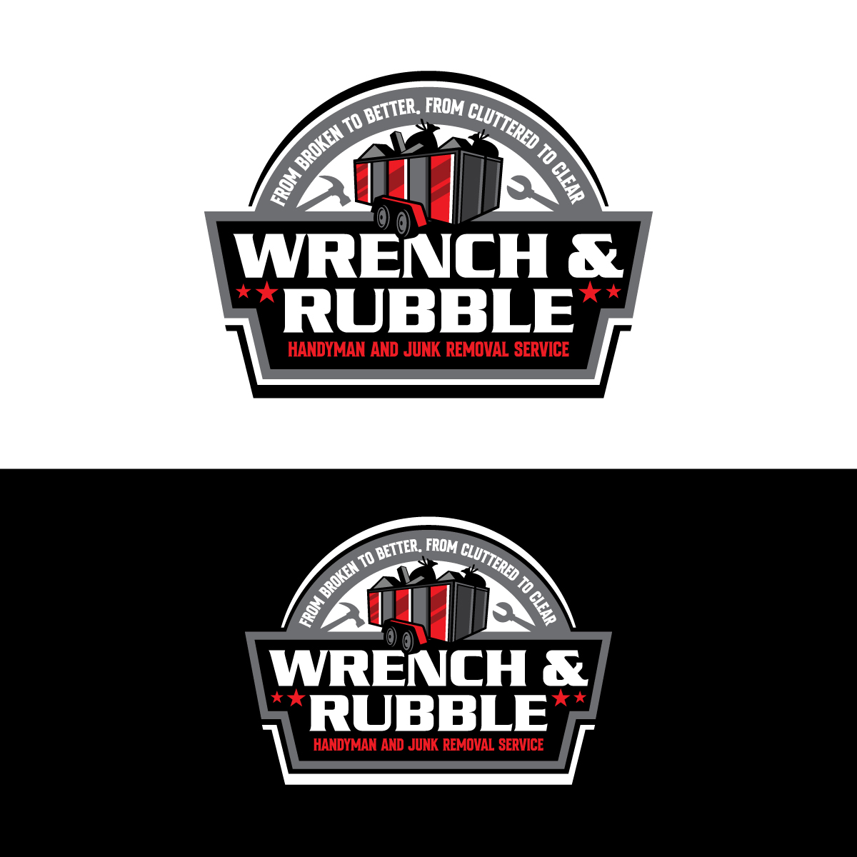 Logo Design by riya.mitra07j for Wrench and Rubble | Design #35858313