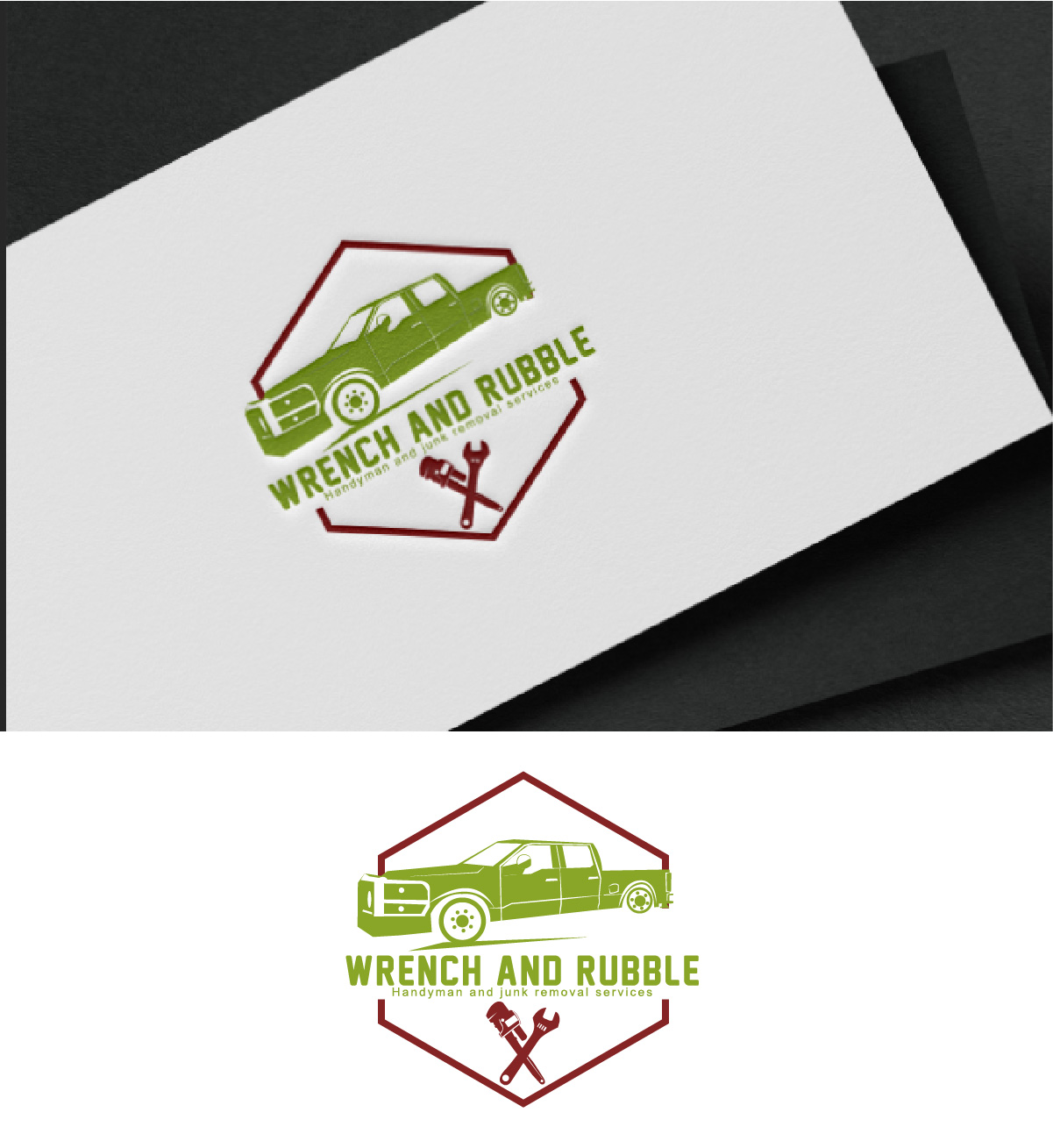 Logo Design by fly  design for Wrench and Rubble | Design #35857640