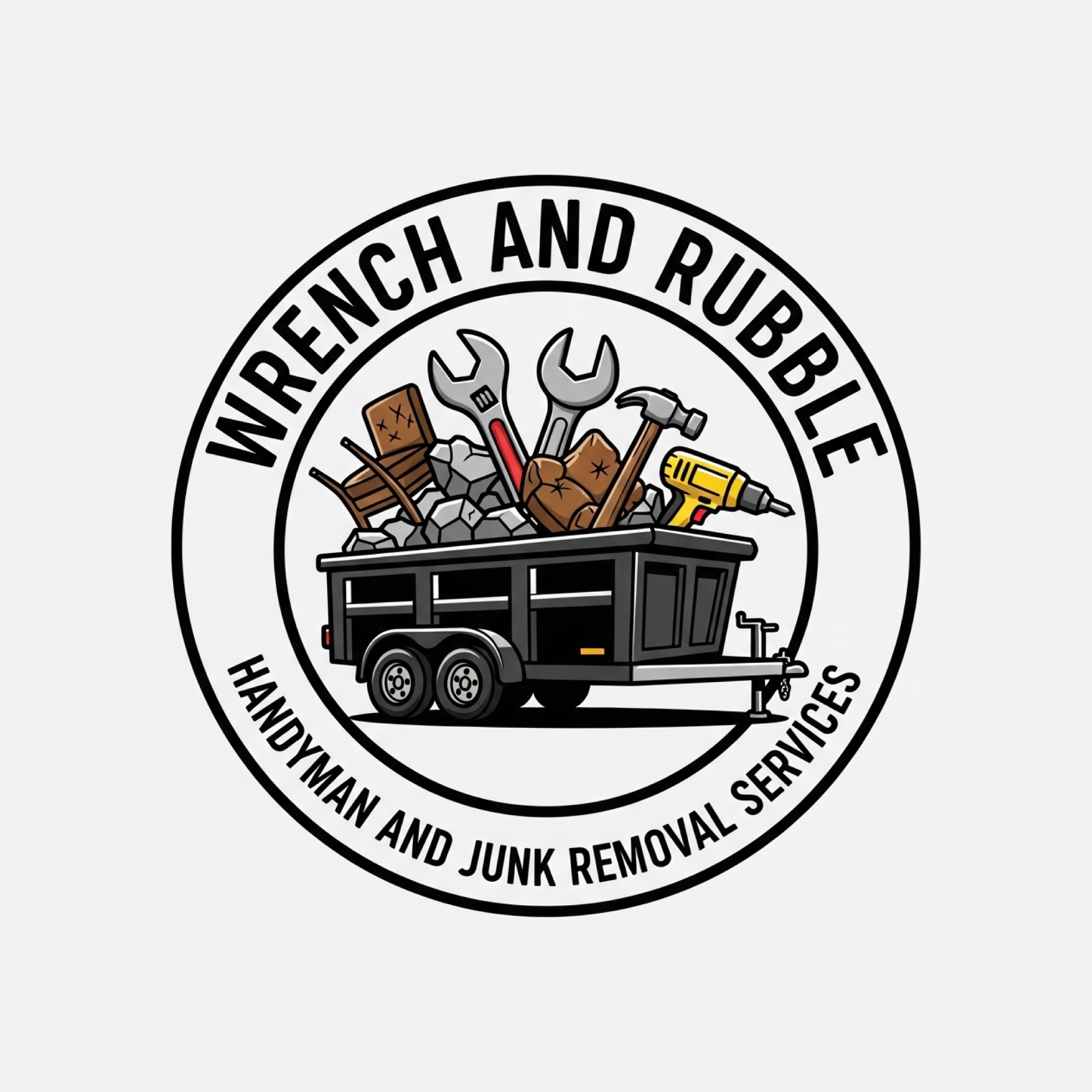 Logo Design by USIAD ANAS for Wrench and Rubble | Design #35859738