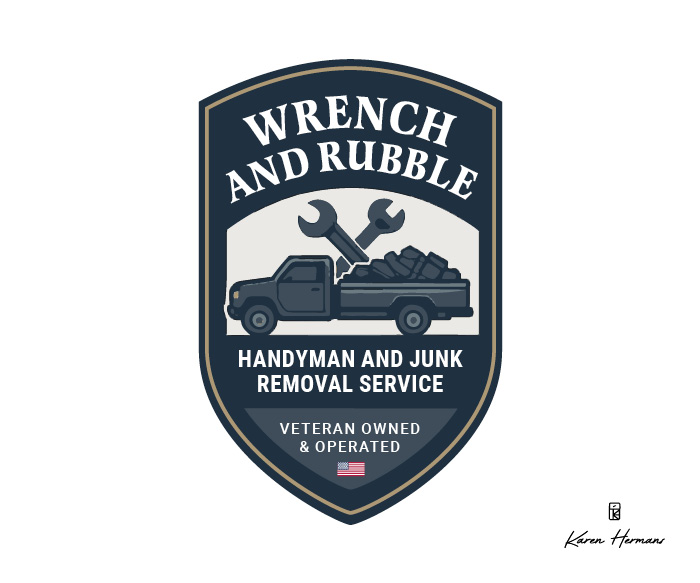 Logo Design by Karen Hermans for Wrench and Rubble | Design #35857185