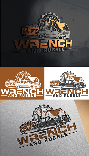 Logo Design by Imran_me for Wrench and Rubble | Design: #35857294