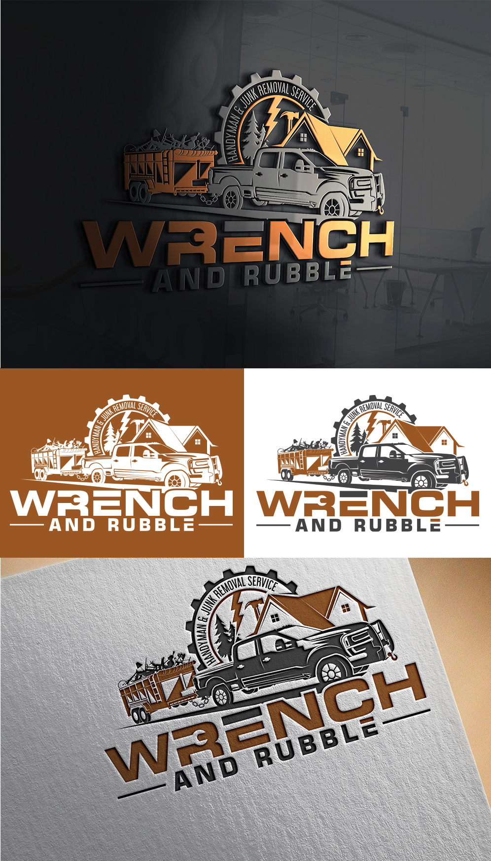 Logo Design by Imran_me for Wrench and Rubble | Design #35857385