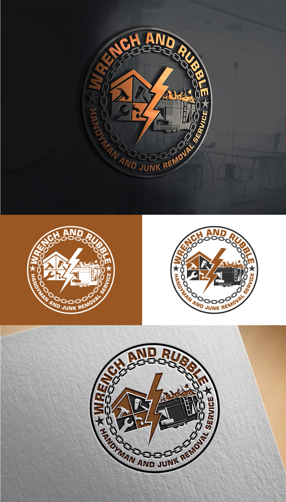 Logo Design by Imran_me for Wrench and Rubble | Design #35857563