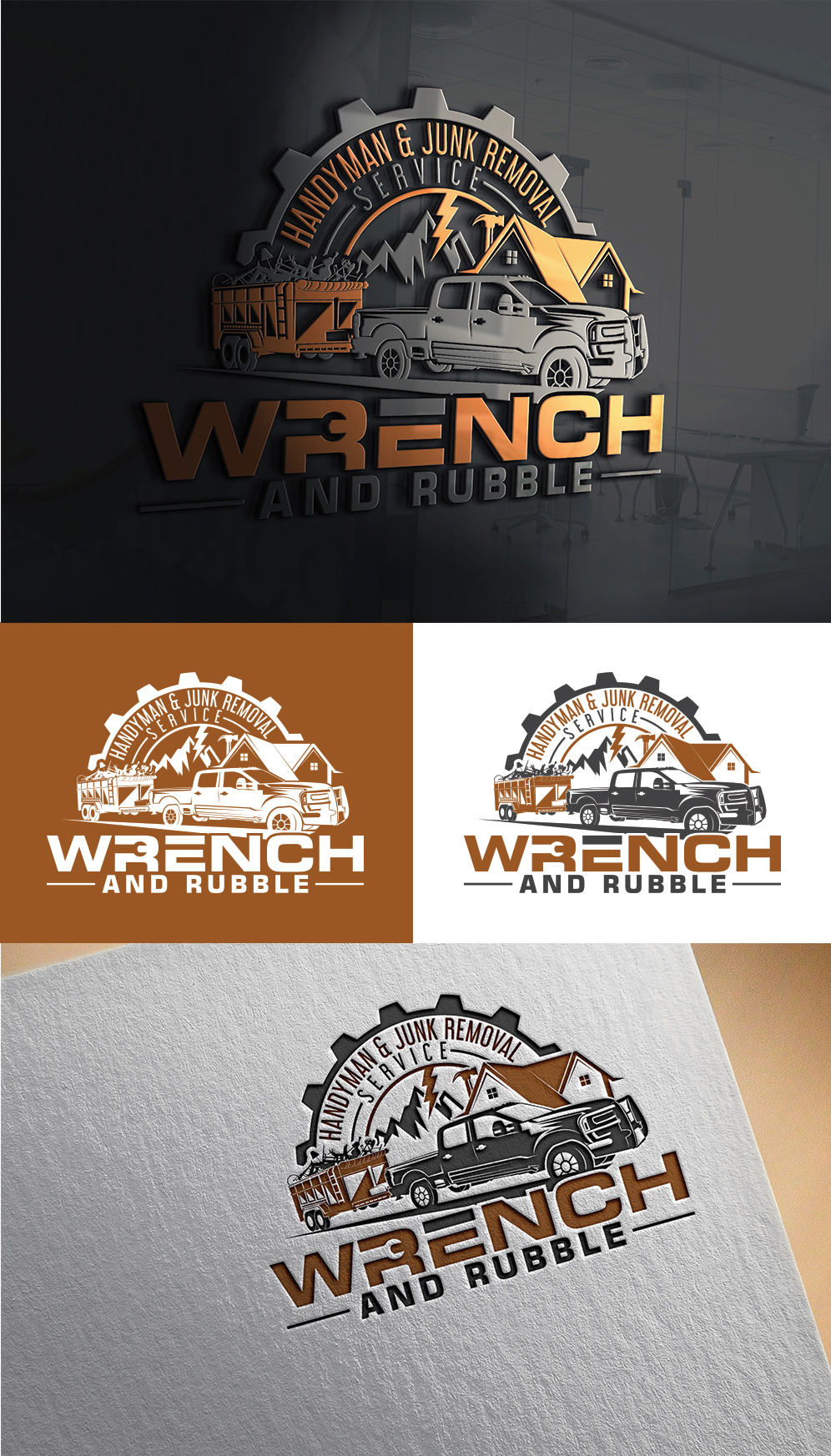 Diseño de Logo por Imran_me para Wrench and Rubble | Diseño #35858633
