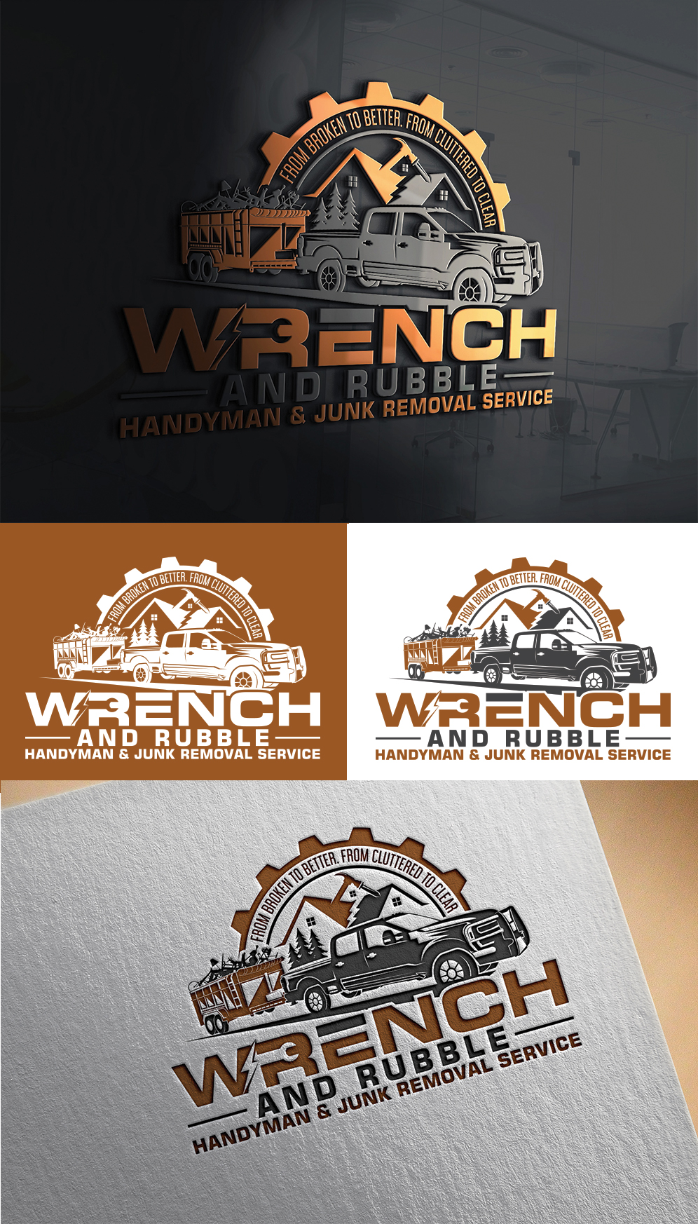 Diseño de Logo por Imran_me para Wrench and Rubble | Diseño #35859148