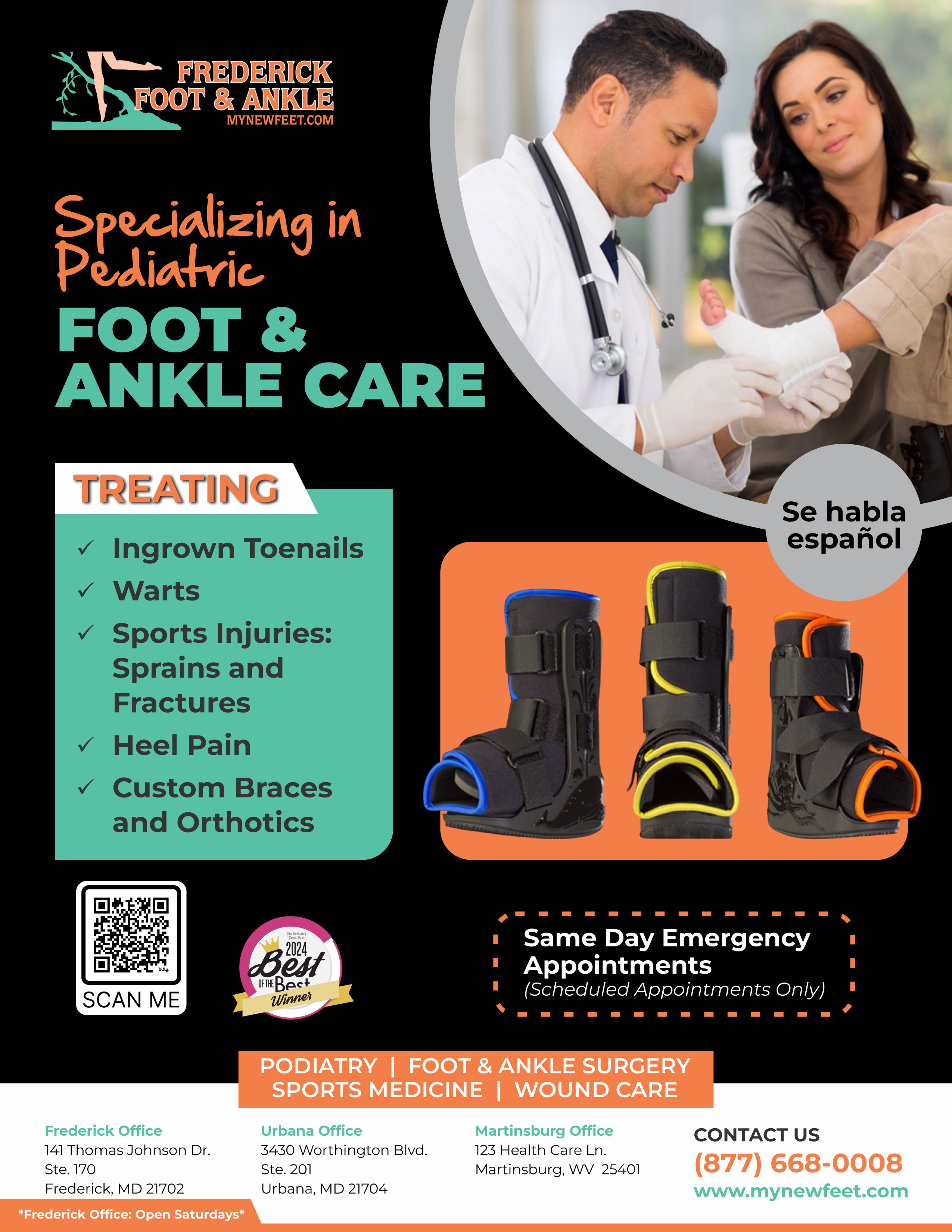 Flyer Design by nng for Frederick Foot & Ankle | Design #35855327