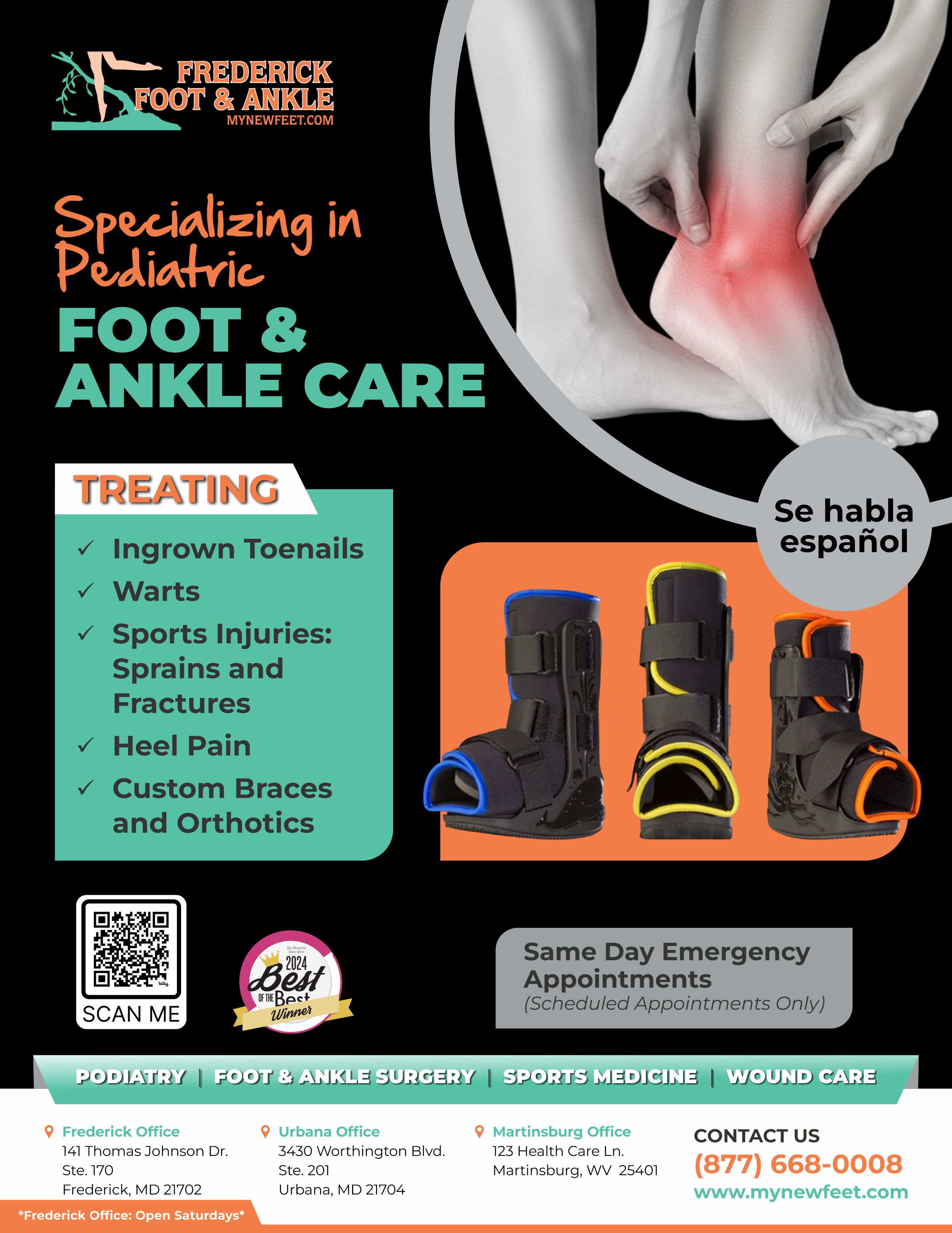 Flyer Design by nng for Frederick Foot & Ankle | Design #35858101