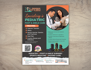 Flyer Design by GMWIRE for Frederick Foot & Ankle | Design: #35855611