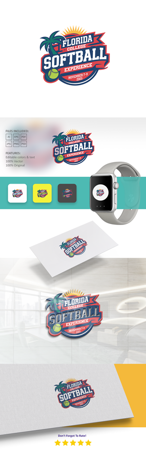 Logo Design by VectorForge for Fastpitch Masters LLC | Design: #35858305