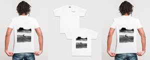 Tee Shirt Design 70's Surfer Classic Image