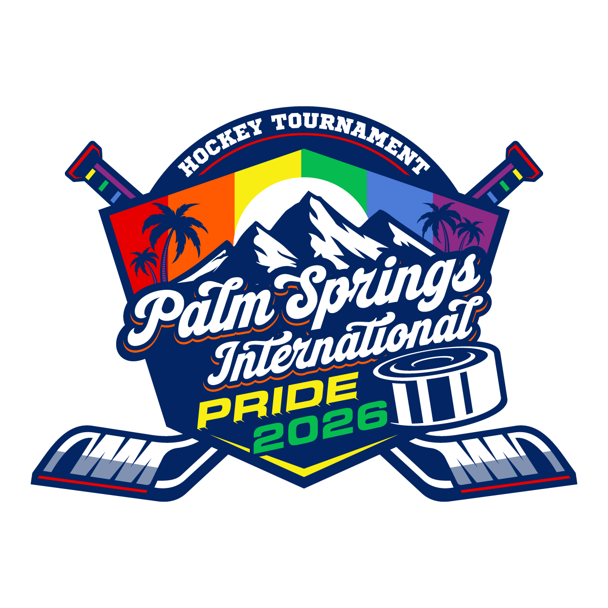 Logo Design by Suvendu.S for Coachella Valley LGBT Hockey Association | Design #35897075