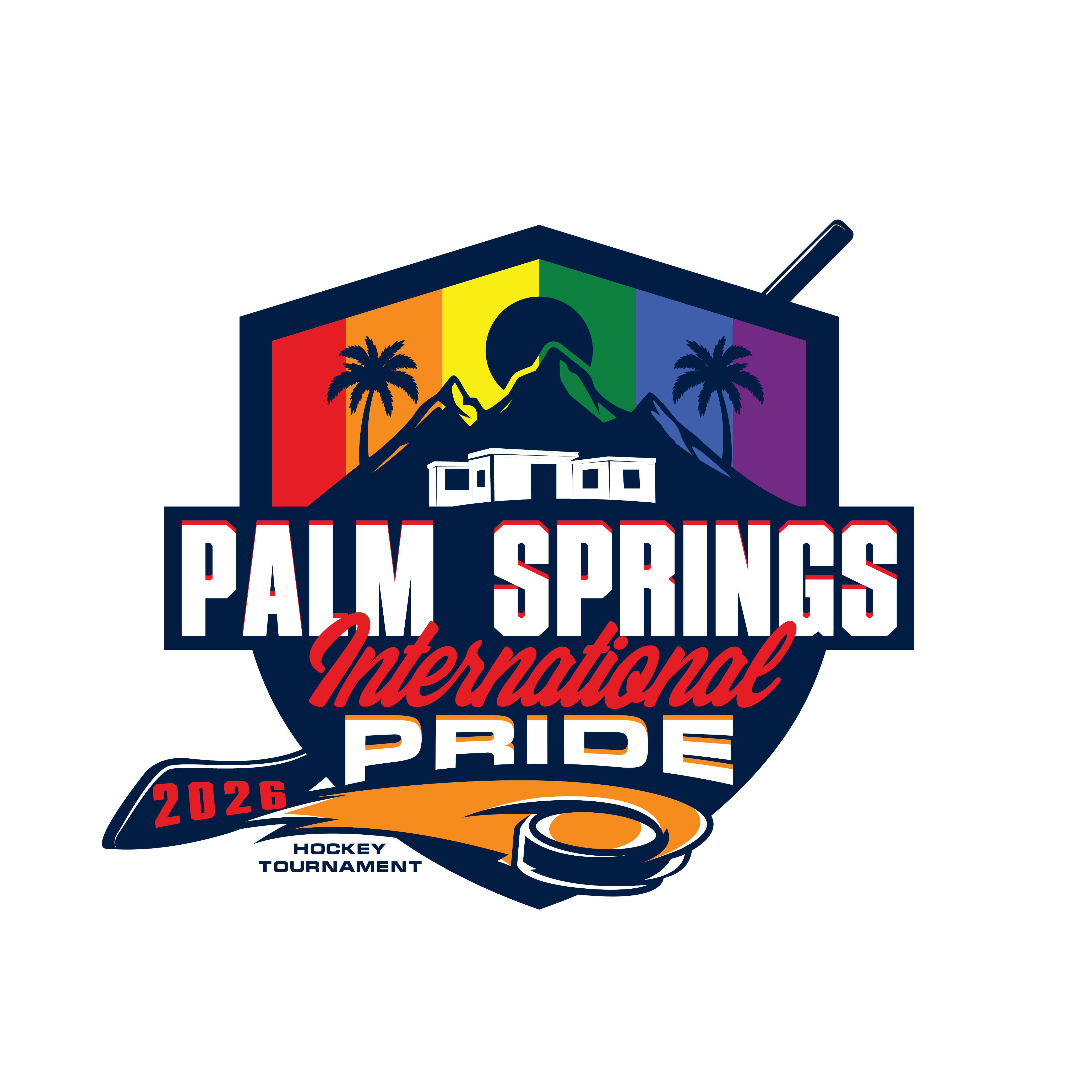 Logo Design by razertron for Coachella Valley LGBT Hockey Association | Design #35902223