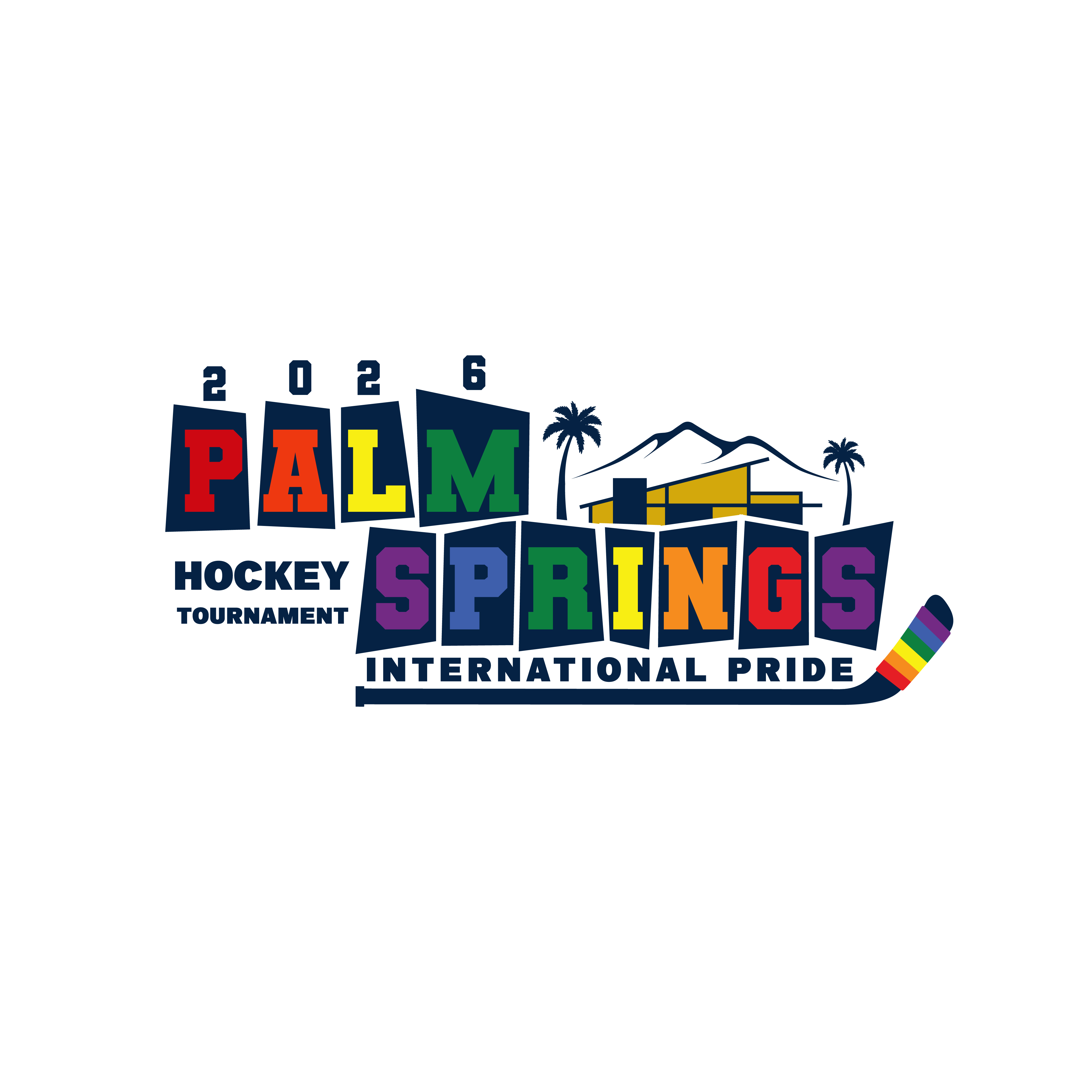Logo Design by razertron for Coachella Valley LGBT Hockey Association | Design #35992188