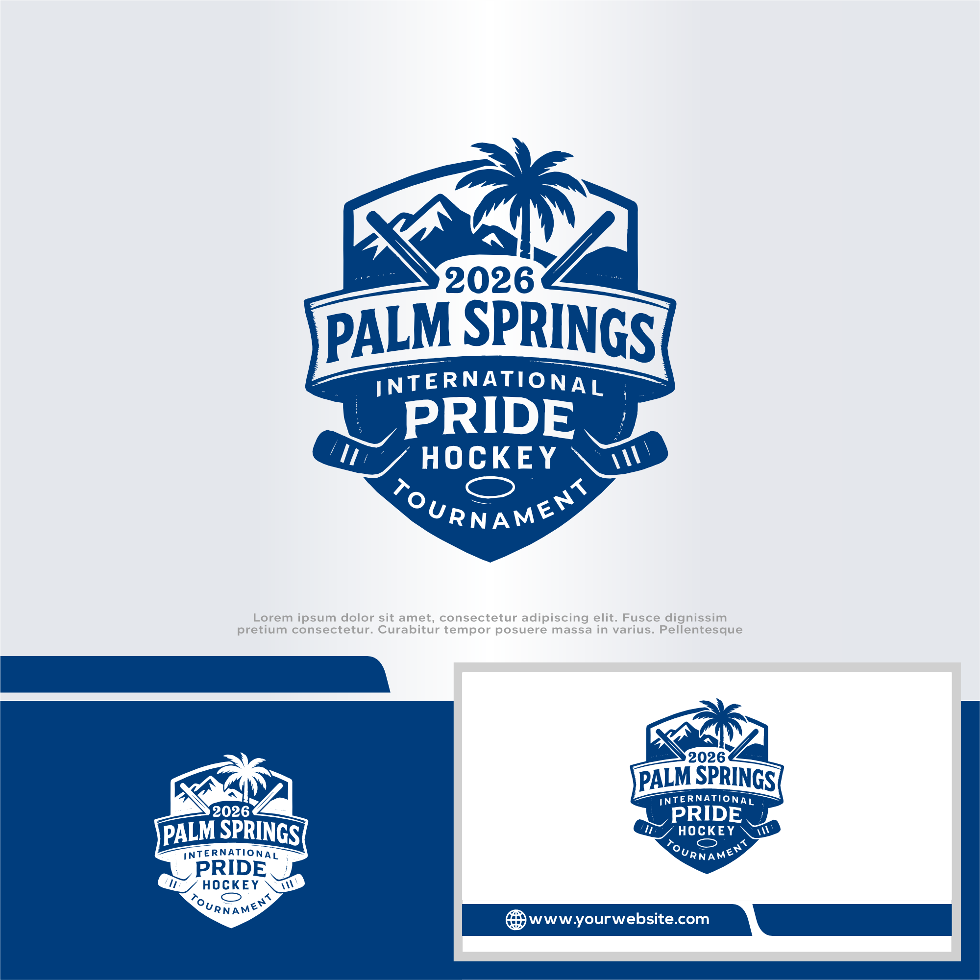 Logo Design by win it for Coachella Valley LGBT Hockey Association | Design #35873125