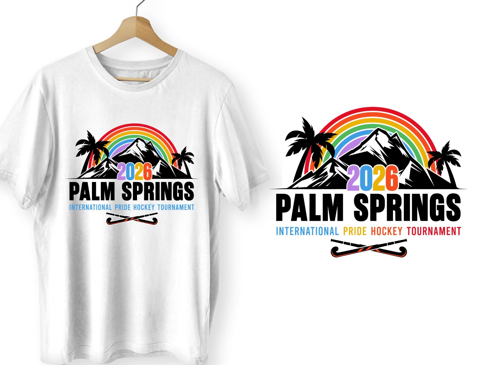 Logo-Design von debdesign für Coachella Valley LGBT Hockey Association | Design #35892790