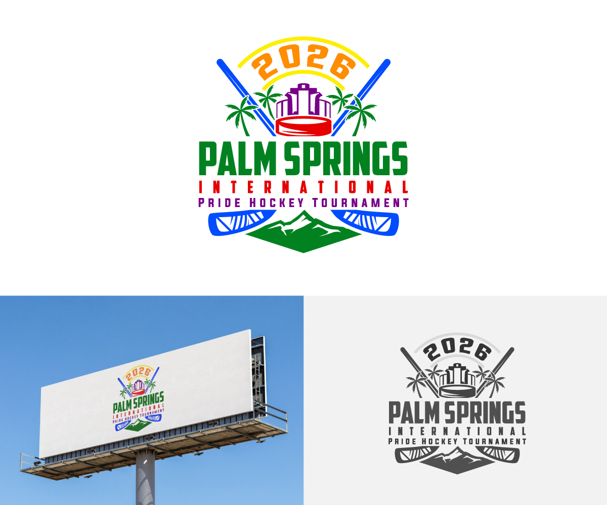 Logo-Design von Ansh Design für Coachella Valley LGBT Hockey Association | Design #35877734