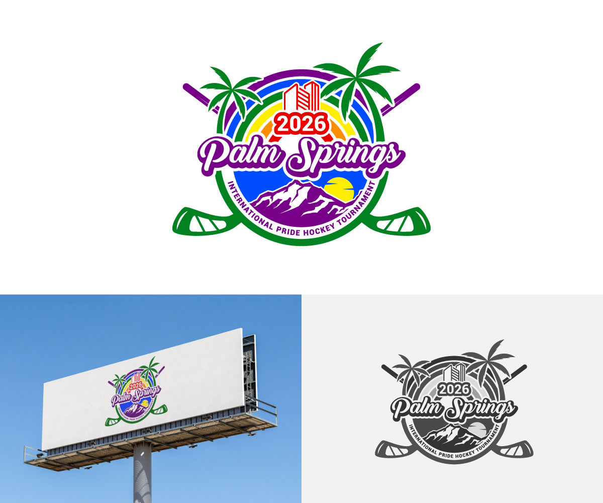 Logo-Design von Ansh Design für Coachella Valley LGBT Hockey Association | Design #35877736