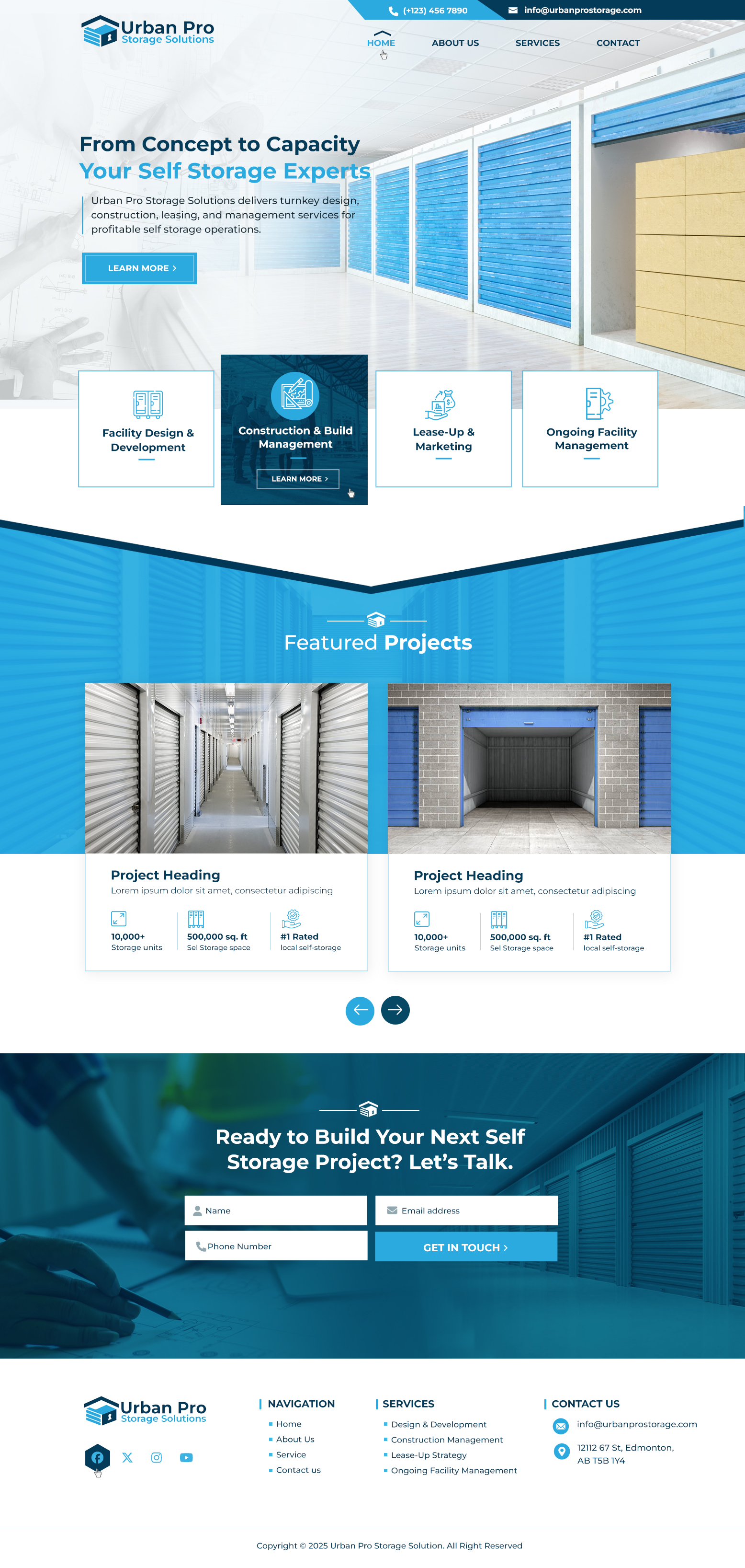 Web Design by Blue Sparrow for this project | Design #35871716