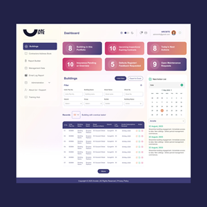 Modern SaaS Dashboard Redesign for Building Management Platform