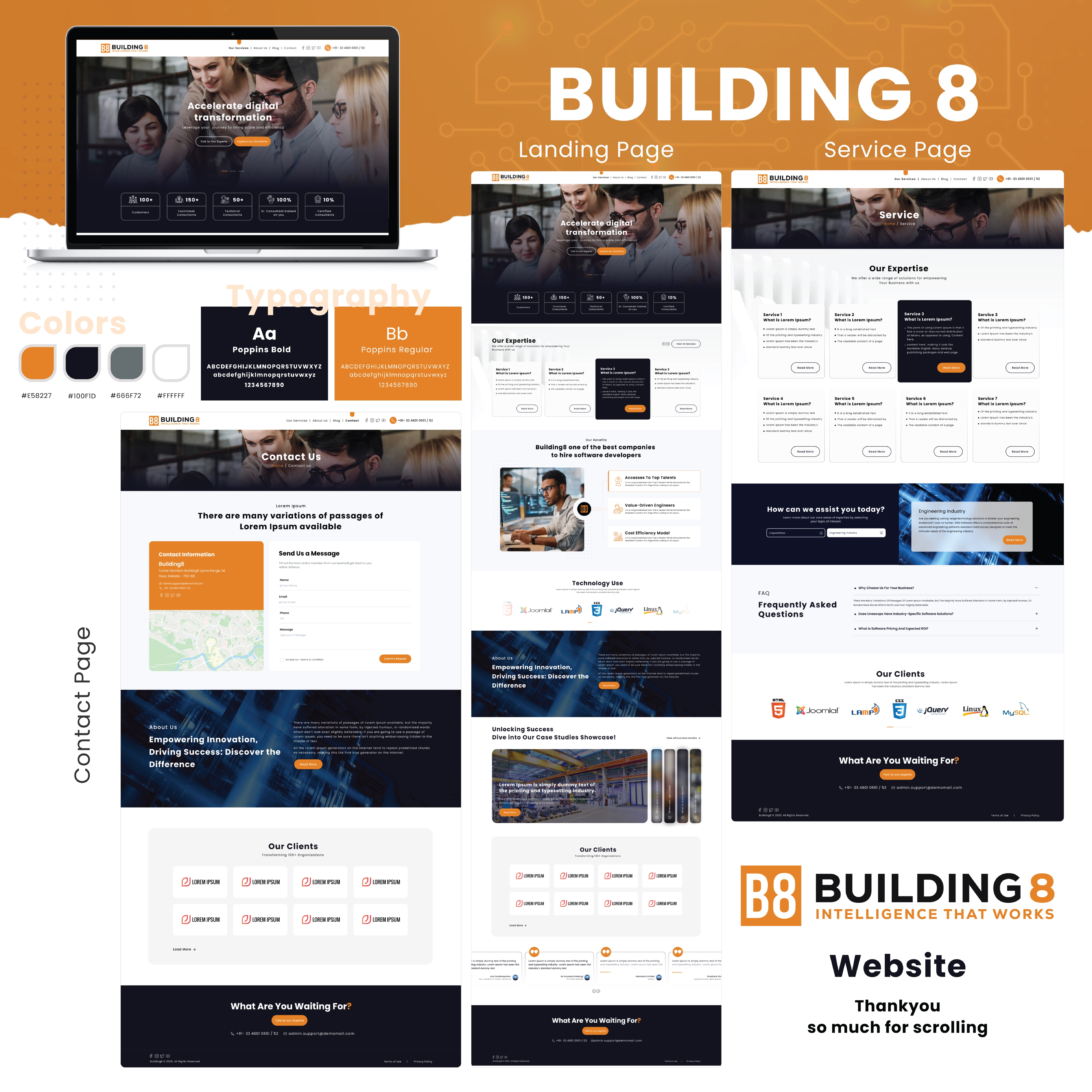 Web Design by creativepix for Building8 | Design #35893475