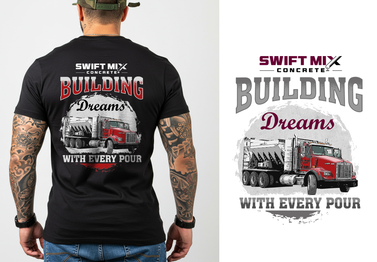 T-shirt Design by Alif think for T&L Aggregates Ltd.  | Design #35951045
