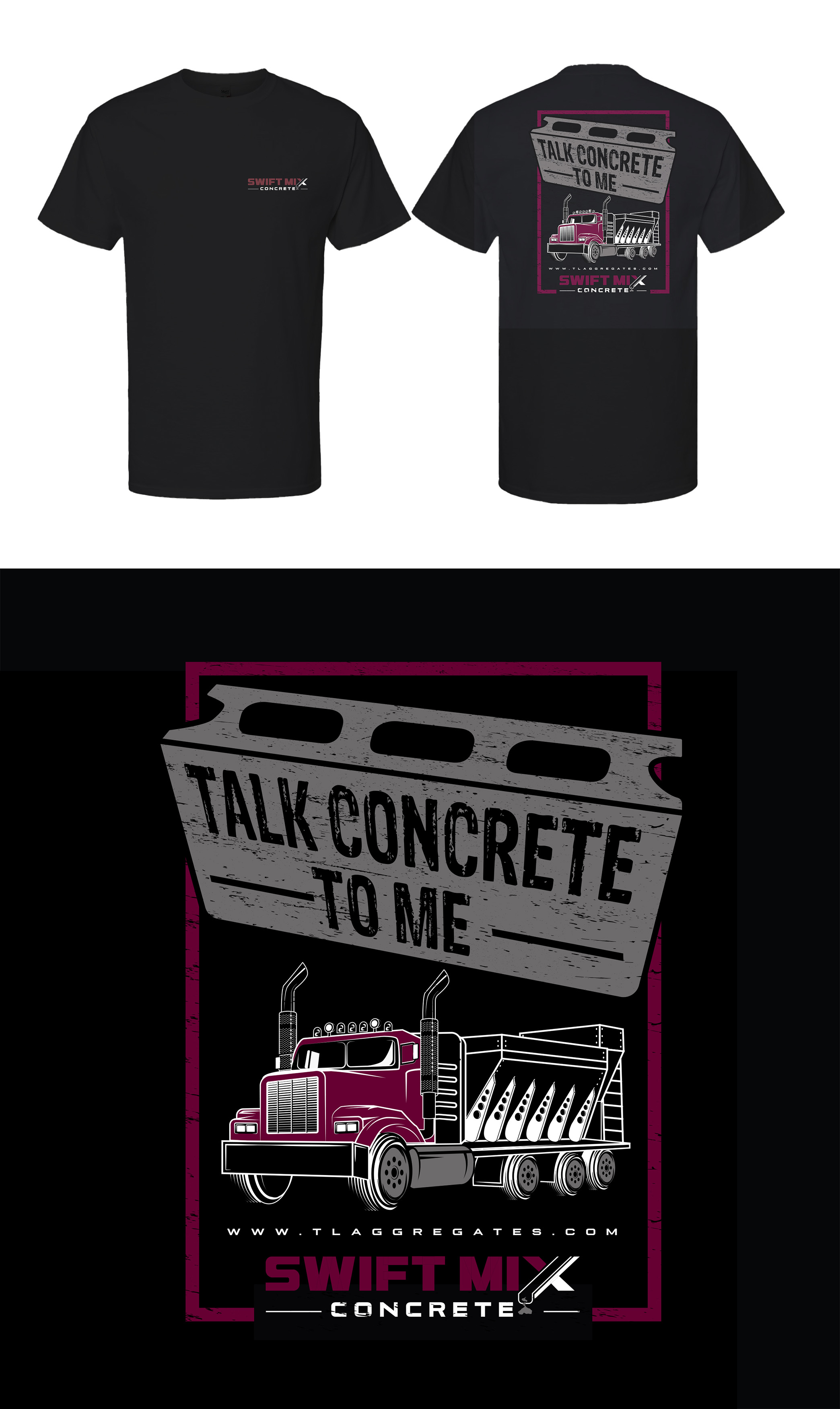 T-shirt Design by KickArt for T&L Aggregates Ltd.  | Design #35896346