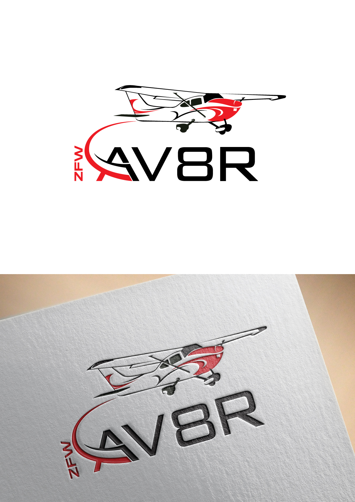 Logo Design by Om Namah Shivay for ZFW Aviation, LLC | Design #35868378