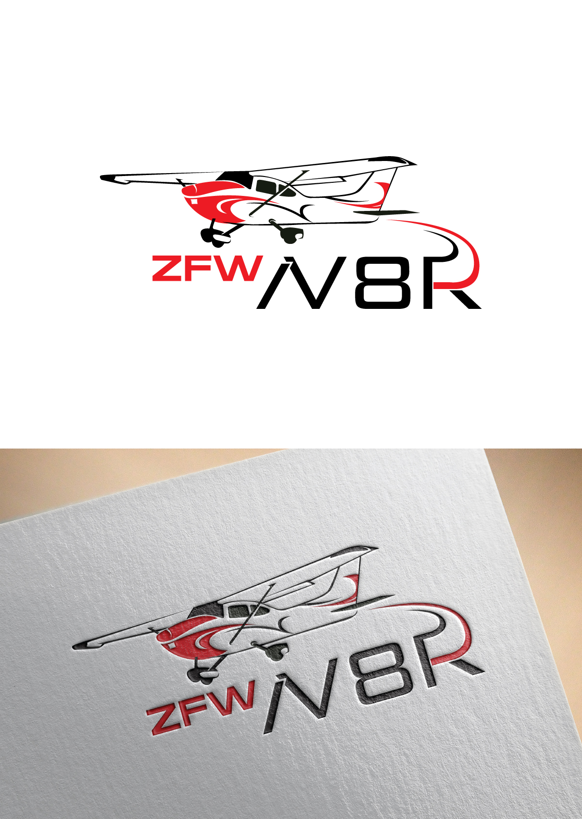 Logo Design by Om Namah Shivay for ZFW Aviation, LLC | Design #35868379