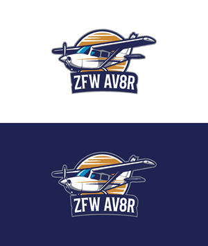 Logo Design by manggawkwk for ZFW Aviation, LLC | Design: #35865692