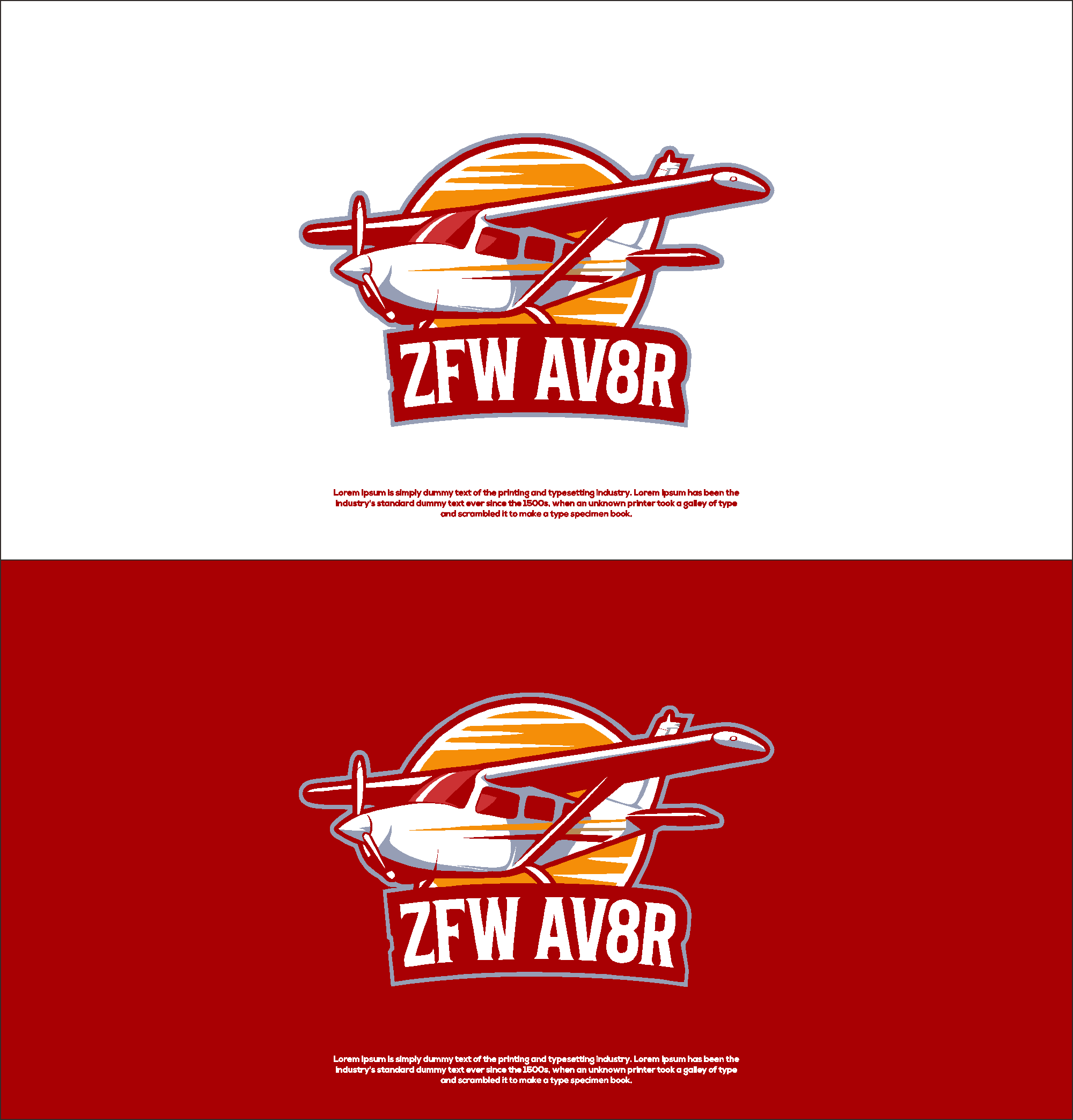 Diseño de Logo por manggawkwk para ZFW Aviation, LLC | Diseño #35865793