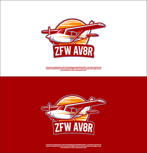 Logo Design by manggawkwk for ZFW Aviation, LLC | Design: #35865793