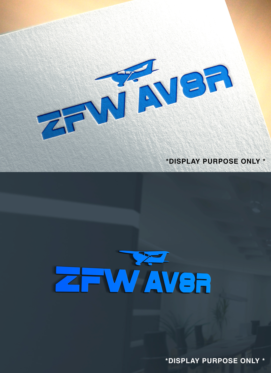 Logo Design by RaKu 2 for ZFW Aviation, LLC | Design #35897837