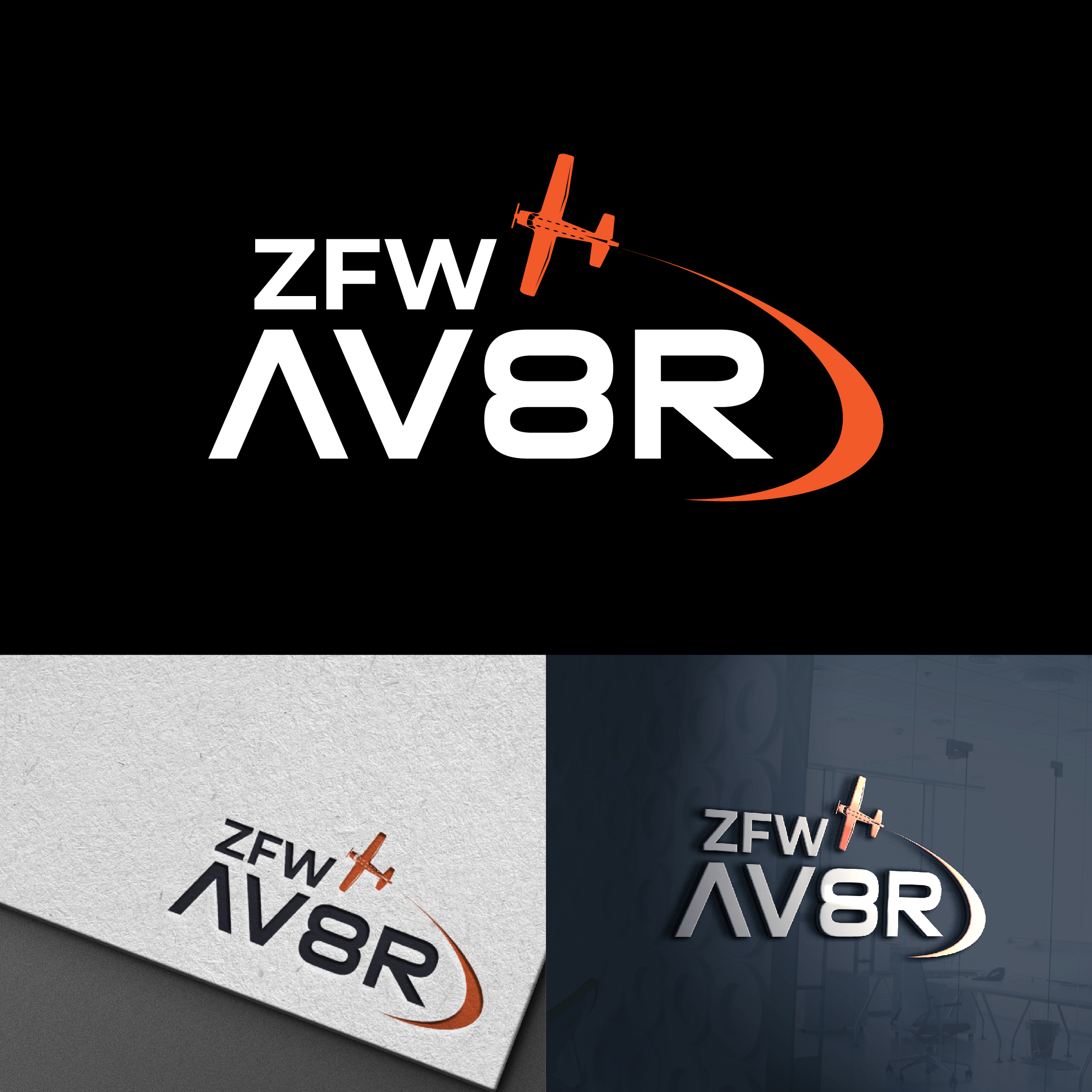 Logo-Design von designer profile für ZFW Aviation, LLC | Design #35867800