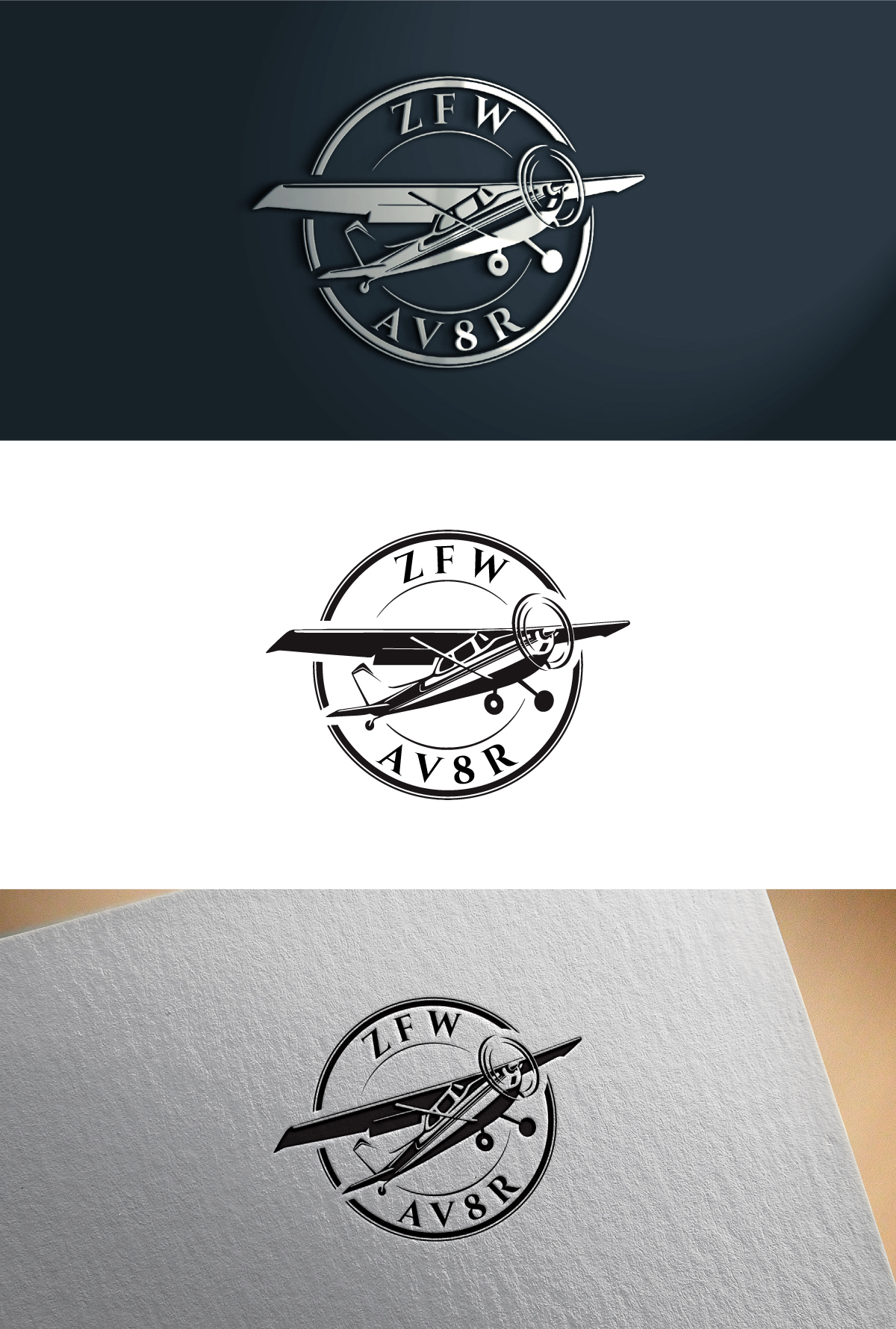 Design de Logo par ThemeBoss pour ZFW Aviation, LLC | Design #35870679