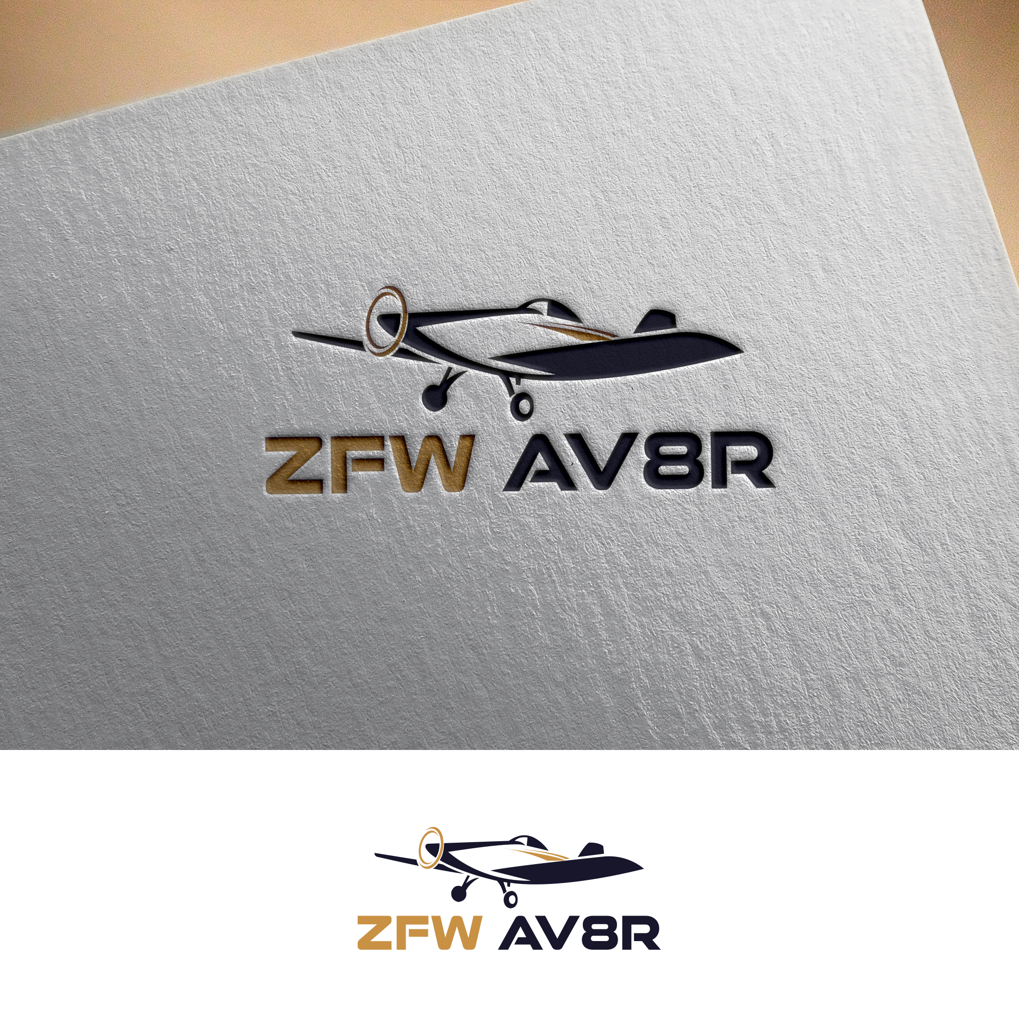 Logo Design by UTlogo for ZFW Aviation, LLC | Design #35868478