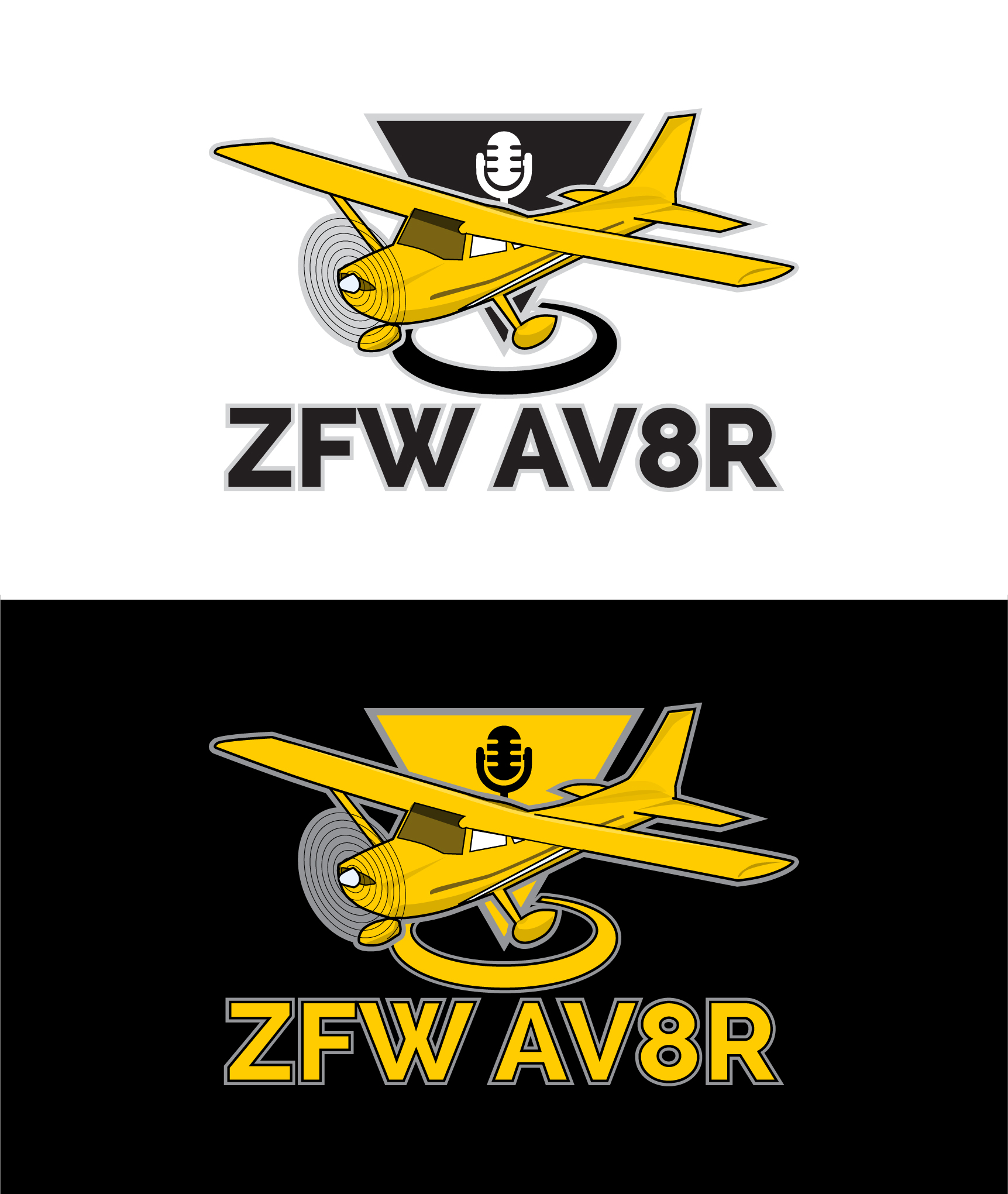 Logo Design by Designer Thamara for ZFW Aviation, LLC | Design #35867368