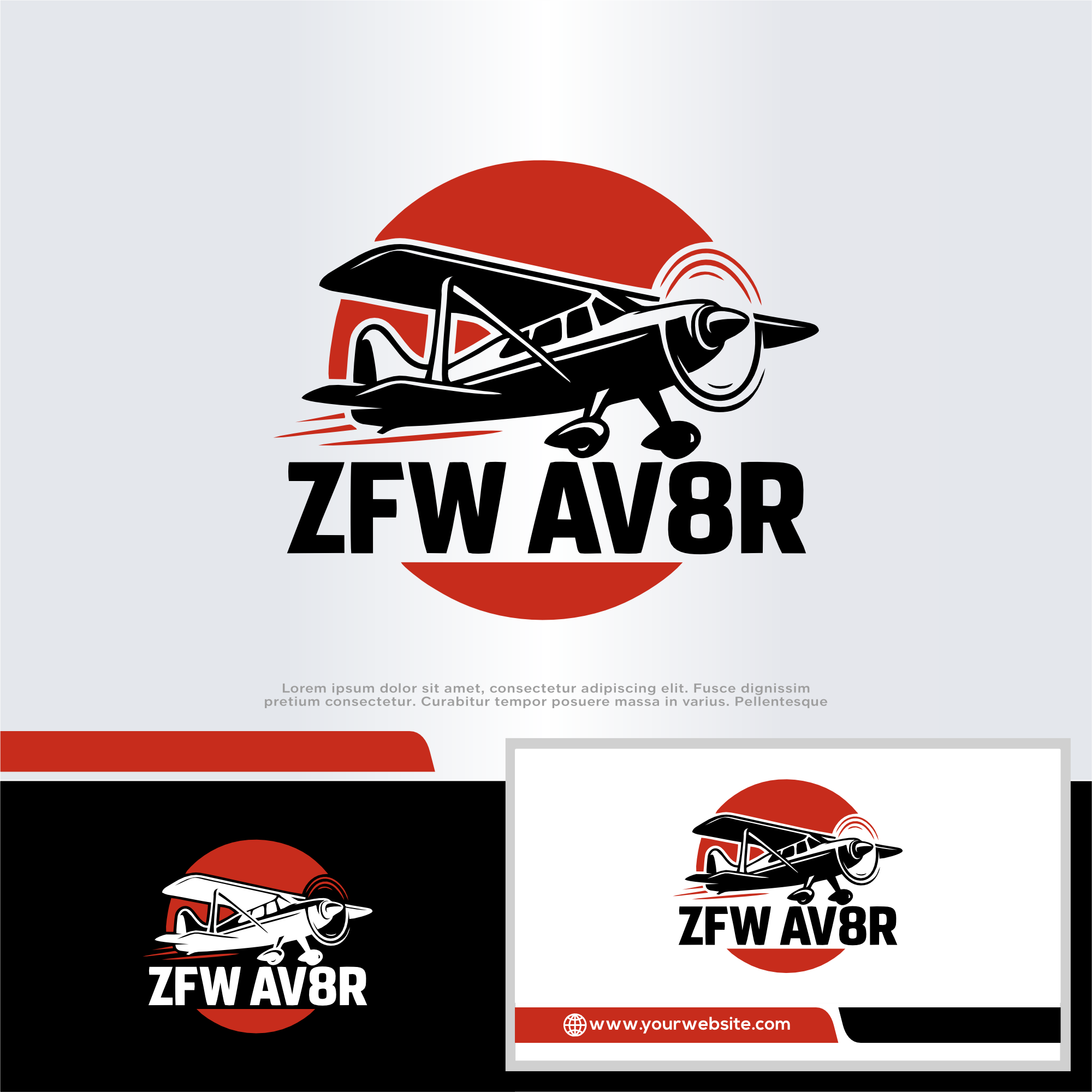 Logo Design by win it for ZFW Aviation, LLC | Design #35871540